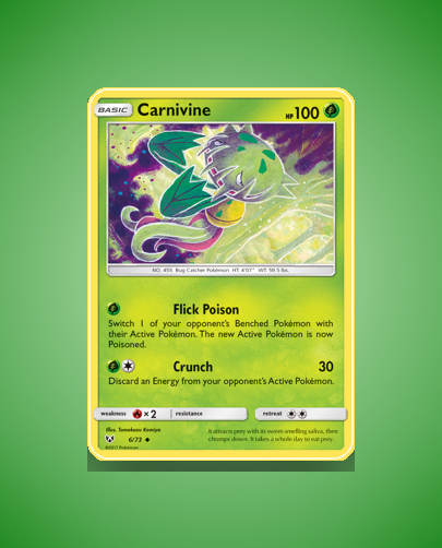 Collector’s Guide: Carnivine (Shining Legends #6)