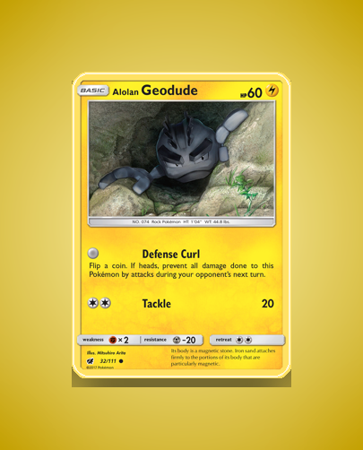 Collector’s Guide: Alolan Geodude (Crimson Invasion #32)