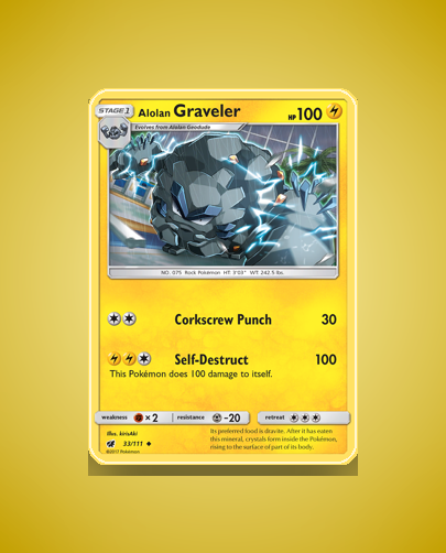 Collector’s Guide: Alolan Graveler (Crimson Invasion #33)