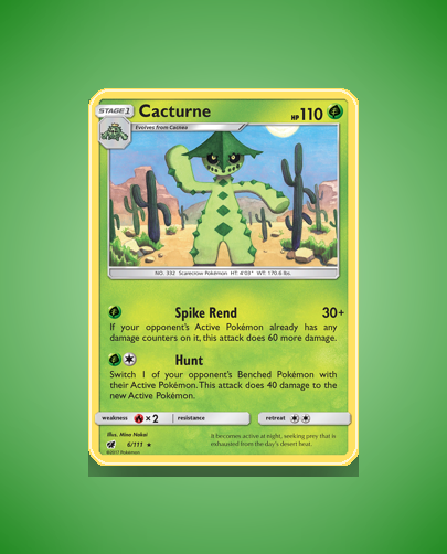 Collector’s Guide: Cacturne (Crimson Invasion #6)