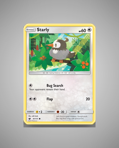 Collector’s Guide: Starly (Crimson Invasion #81)