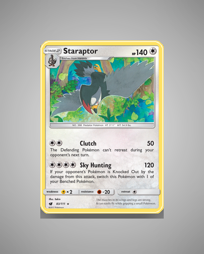 Collector’s Guide: Staraptor (Crimson Invasion #83)