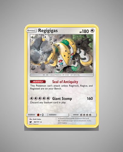 Collector’s Guide: Regigigas (Crimson Invasion #84)