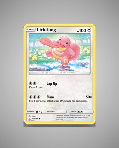 Collector’s Guide: Lickitung (Ultra Prism #102)