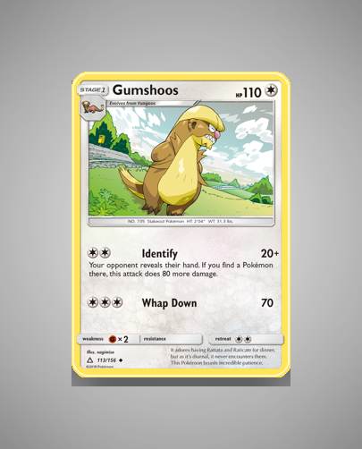 Collector’s Guide: Gumshoos (Ultra Prism #113)
