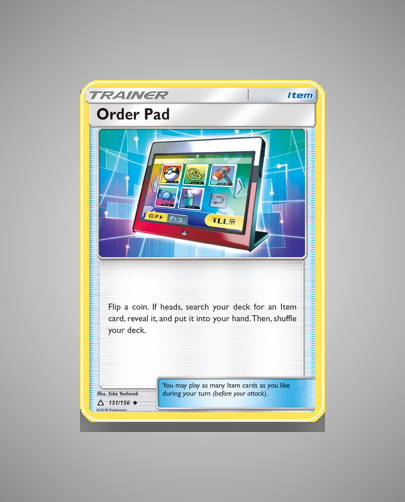 Collector’s Guide: Order Pad (Ultra Prism #131)