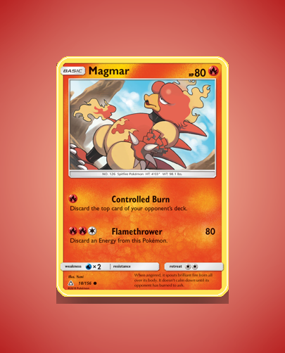 Collector’s Guide: Magmar (Ultra Prism #18)
