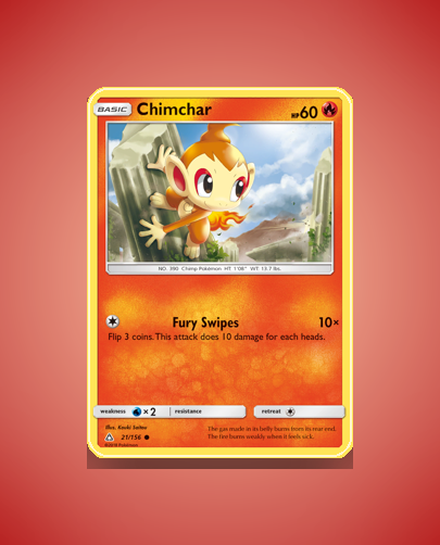 Collector’s Guide: Chimchar (Ultra Prism #21)