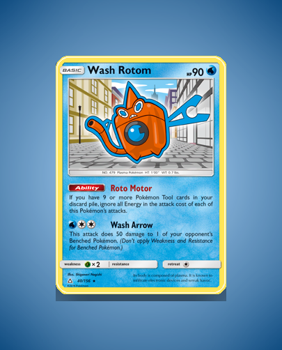 Collector’s Guide: Wash Rotom (Ultra Prism #40)