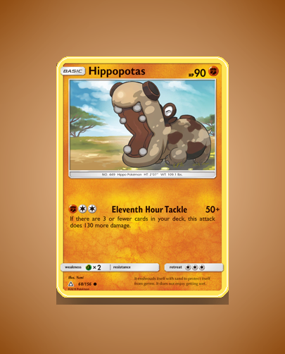 Collector’s Guide: Hippopotas (Ultra Prism #68)