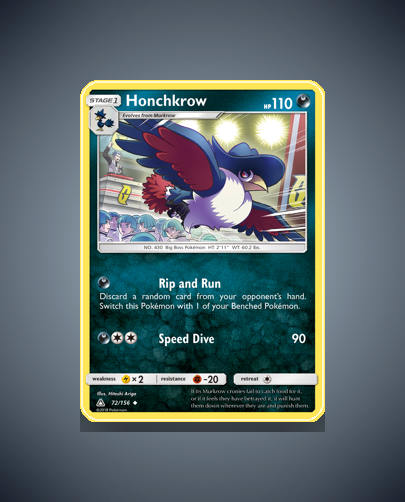 Collector’s Guide: Honchkrow (Ultra Prism #72)
