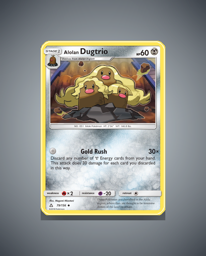 Collector’s Guide: Alolan Dugtrio (Ultra Prism #79)