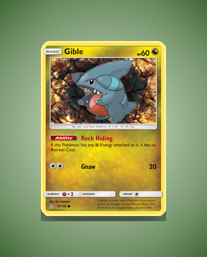 Collector’s Guide: Gible (Ultra Prism #97)