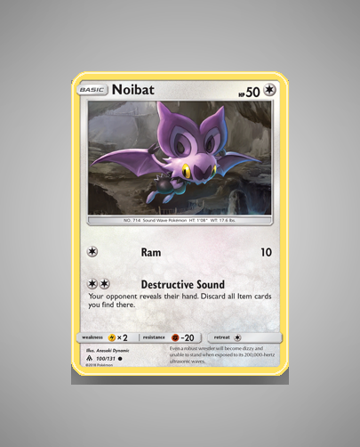 Collector’s Guide: Noibat (Forbidden Light #100)
