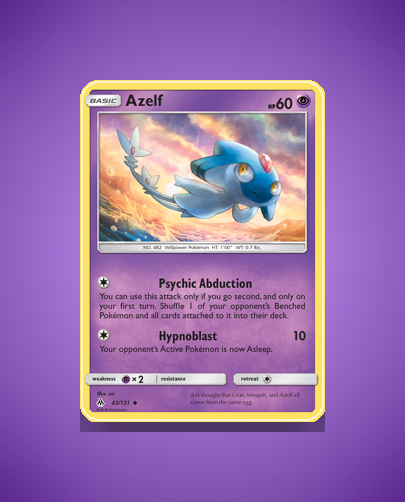 Collector’s Guide: Azelf (Forbidden Light #43)