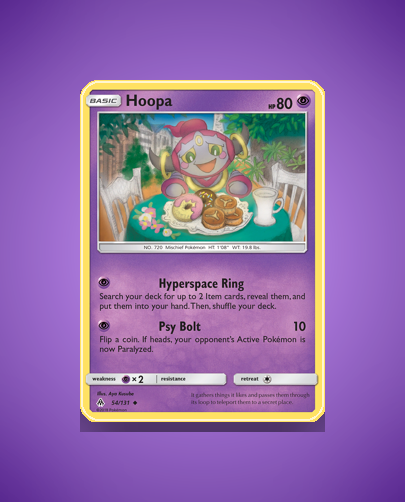 Collector’s Guide: Hoopa (Forbidden Light #54)