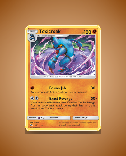 Collector’s Guide: Toxicroak (Forbidden Light #64)