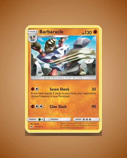 Collector’s Guide: Barbaracle (Forbidden Light #67)