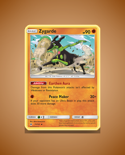 Collector’s Guide: Zygarde (Forbidden Light #71)
