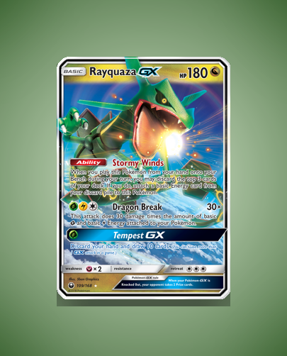 Collector’s Guide: Rayquaza-GX (Celestial Storm #109)