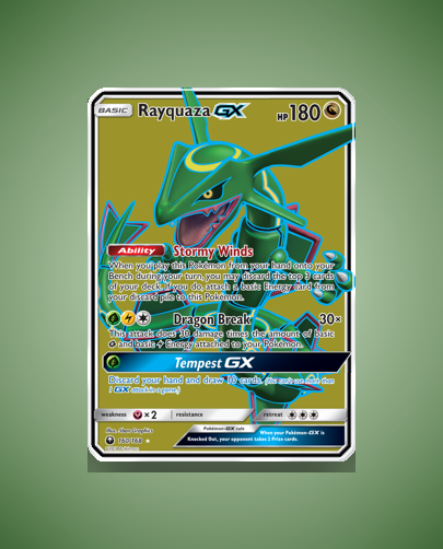 Collector’s Guide: Rayquaza-GX (Celestial Storm #160)