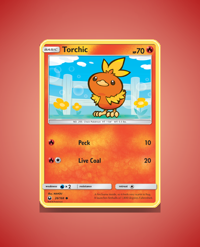 Collector’s Guide: Torchic (Celestial Storm #26)