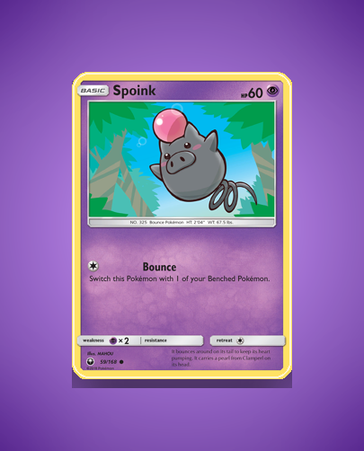 Collector’s Guide: Spoink (Celestial Storm #59)