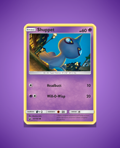 Collector’s Guide: Shuppet (Celestial Storm #63)