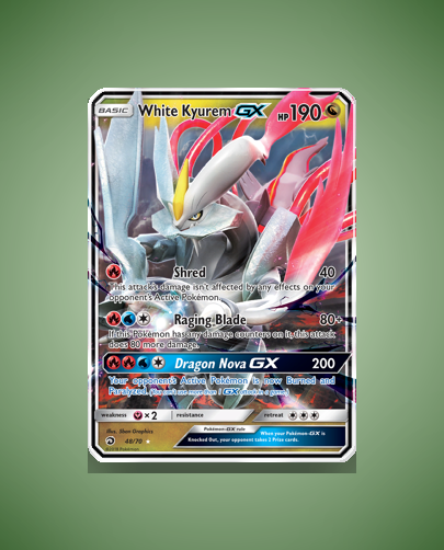 Collector’s Guide: White Kyurem-GX (Dragon Majesty #48)
