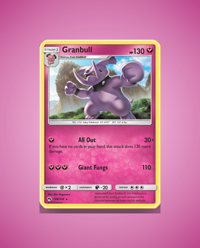 Collector’s Guide: Granbull (Lost Thunder #138)