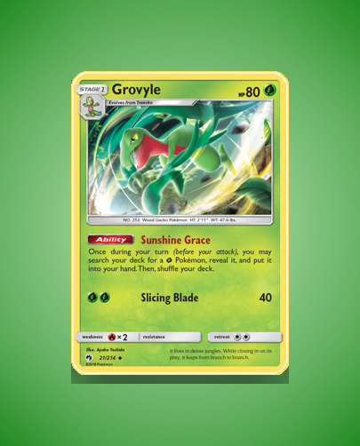 Collector’s Guide: Grovyle (Lost Thunder #21)