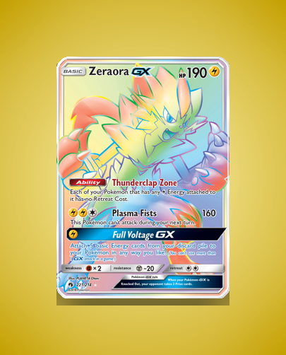 Collector’s Guide: Zeraora-GX (Lost Thunder #221)