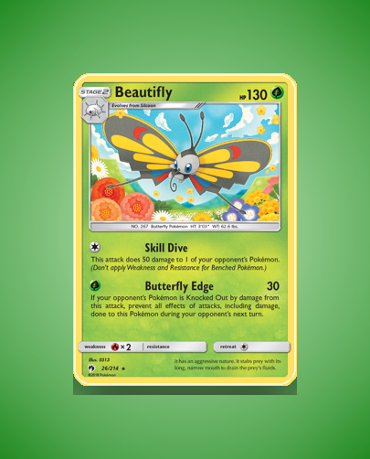 Collector’s Guide: Beautifly (Lost Thunder #26)