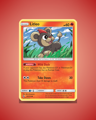 Collector’s Guide: Litleo (Lost Thunder #50)