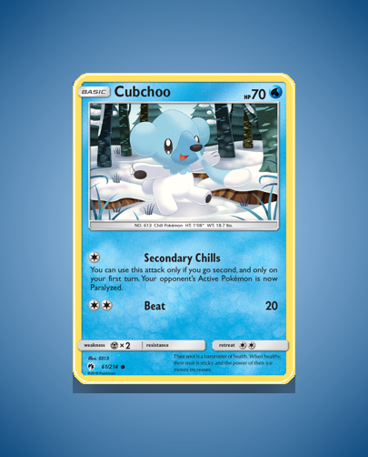 Collector’s Guide: Cubchoo (Lost Thunder #61)