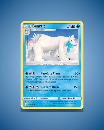 Collector’s Guide: Beartic (Lost Thunder #62)