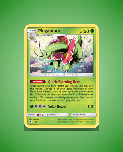 Collector’s Guide: Meganium (Lost Thunder #8)