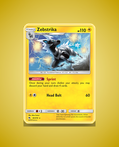 Collector’s Guide: Zebstrika (Lost Thunder #82)