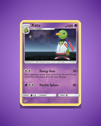 Collector’s Guide: Xatu (Lost Thunder #88)