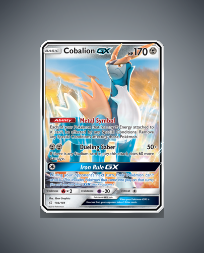 Collector’s Guide: Cobalion-GX (Team Up #106)