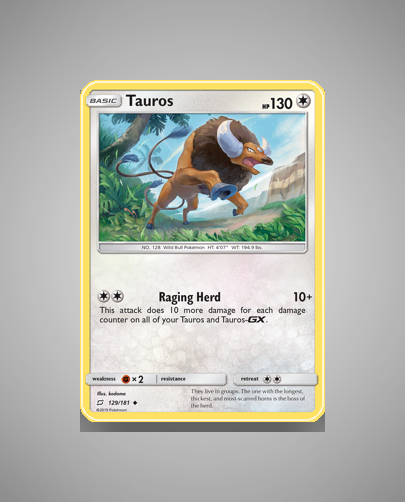 Collector’s Guide: Tauros (Team Up #129)