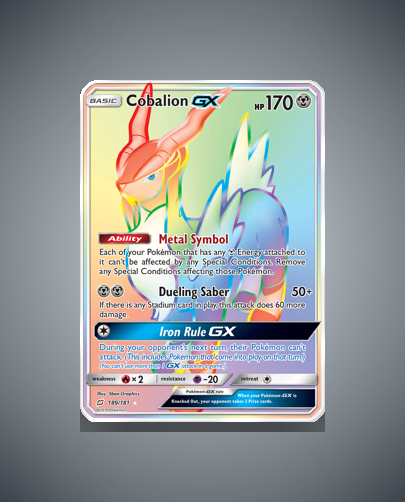 Collector’s Guide: Cobalion-GX (Team Up #189)