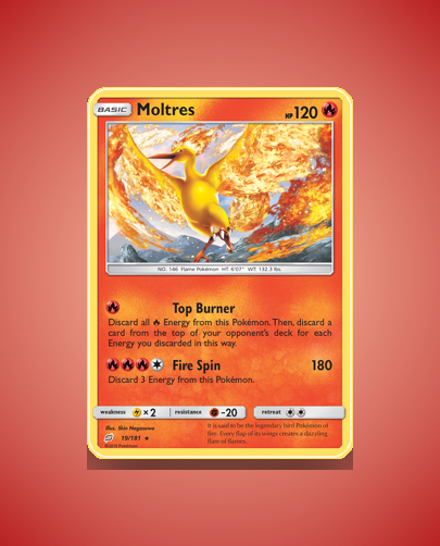 Collector’s Guide: Moltres (Team Up #19)