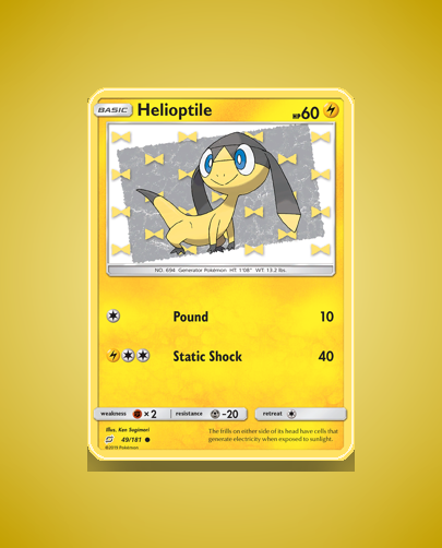 Collector’s Guide: Helioptile (Team Up #49)