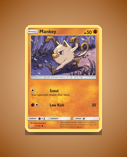Collector’s Guide: Mankey (Team Up #71)