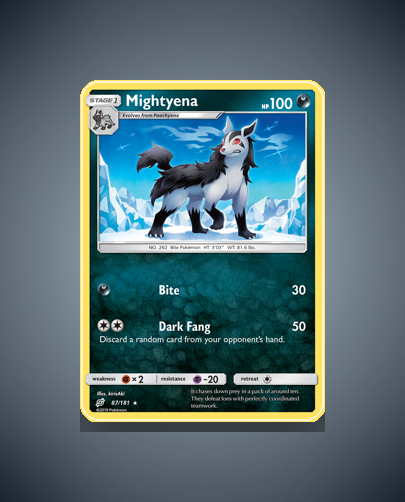 Collector’s Guide: Mightyena (Team Up #87)