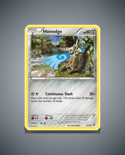 Collector’s Guide: Honedge (Kalos Starter Set #21)