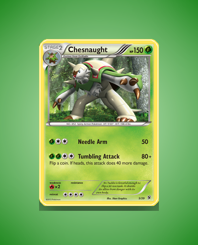 Collector’s Guide: Chesnaught (Kalos Starter Set #5)