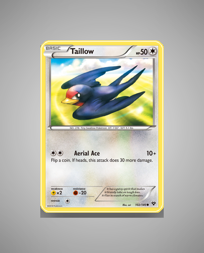 Collector’s Guide: Taillow (XY #102)