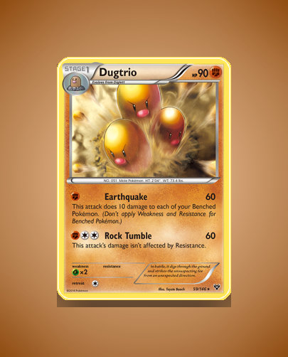 Collector’s Guide: Dugtrio (XY #59)
